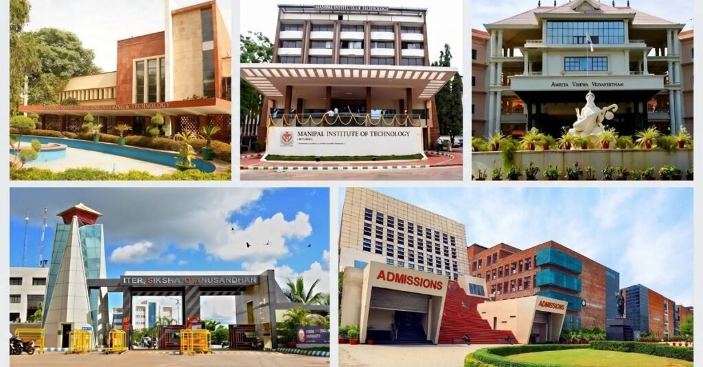 best btech colleges in india
